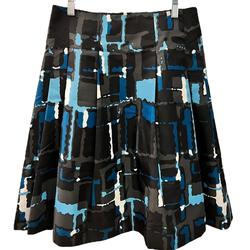 Express Abstract Watercolor A-Line Skirt